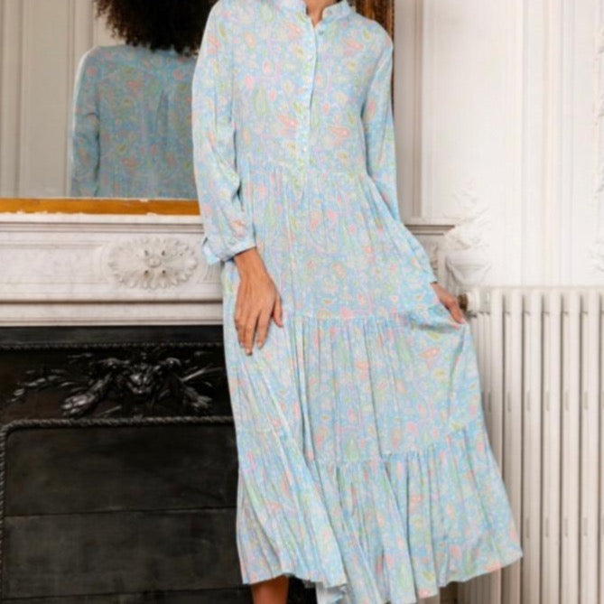Last Queen Liberty Gathered Shirt Dress