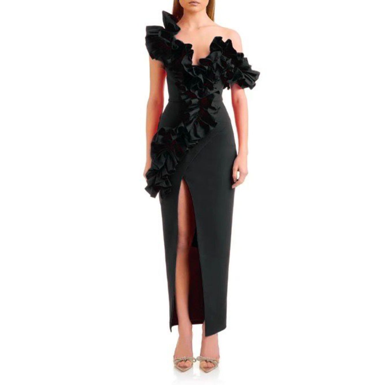 Black Bodycon Bandage Evening Dress