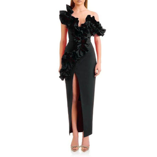 Black Bodycon Bandage Evening  Dress