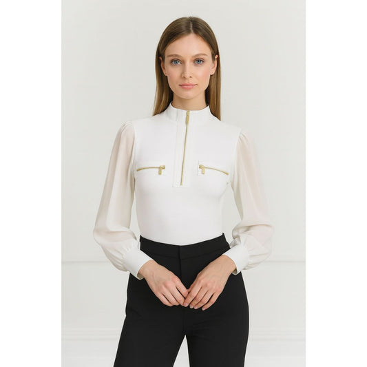 semi-sheer blouse UK fashion