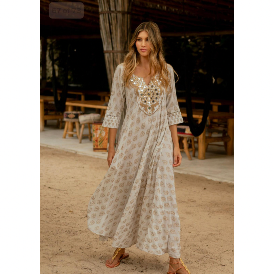 Miss June  Maxi/ Kaftan Dress Andrea