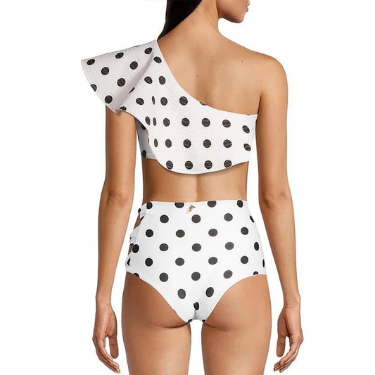 Spotty Frill Shoulder Bikini