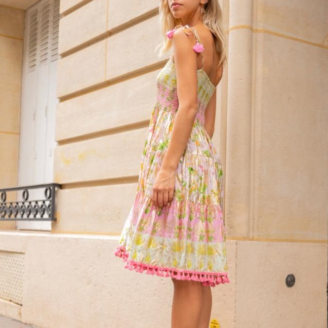 Last Queen Garden Pom Pom Dress