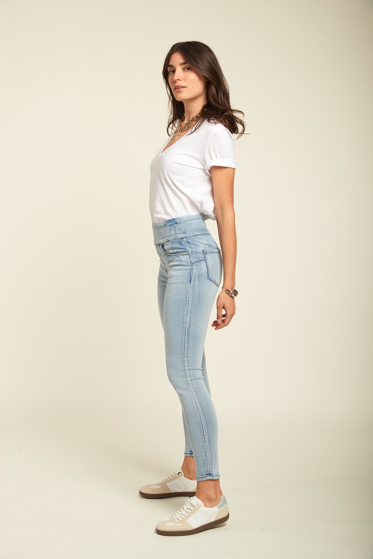 Tocada very light blue High Waisted Skinny Jeans
