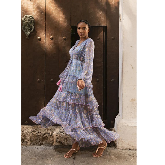 Miss June Maxi Layered Dress Emilia