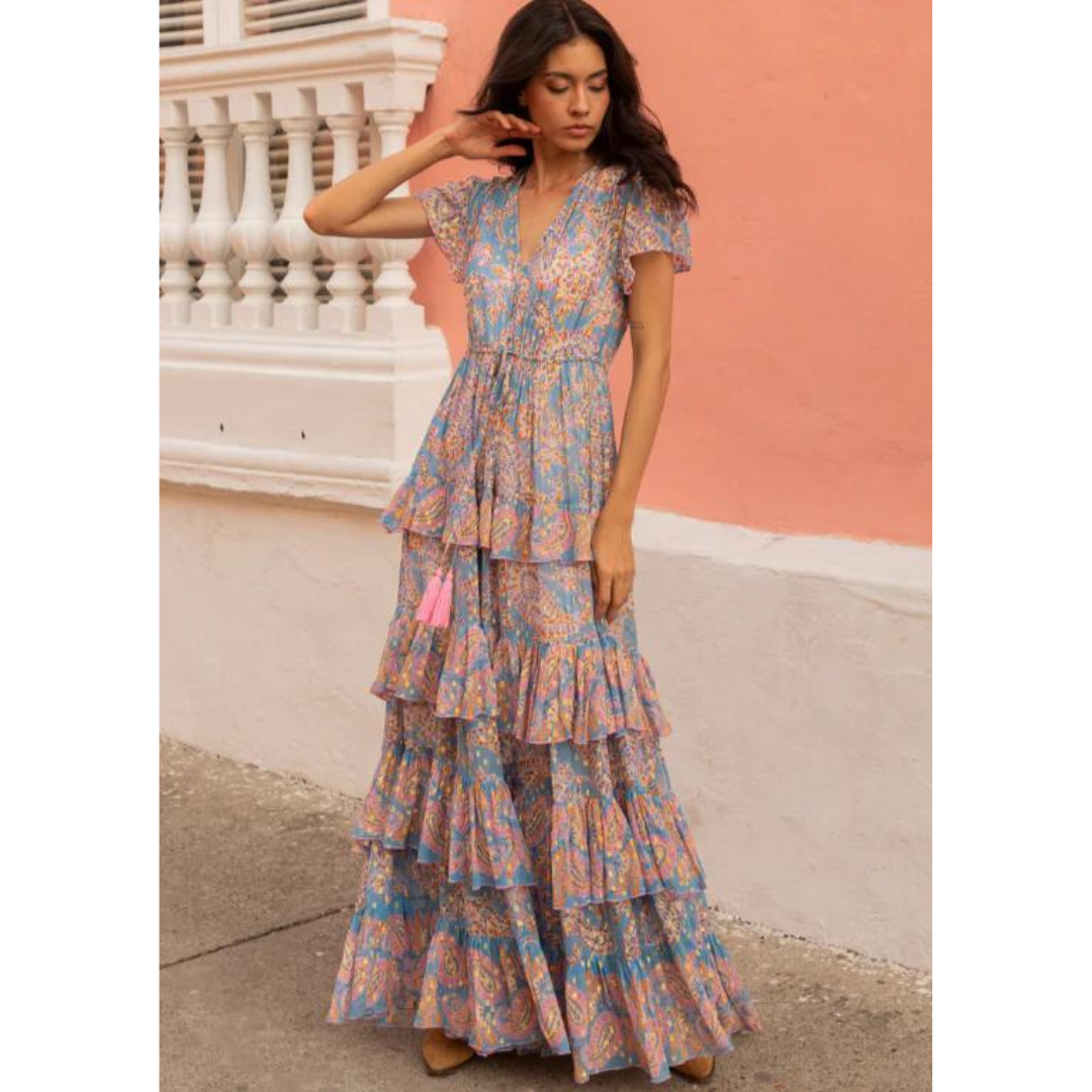 Miss June Maxi Layered Dress Anakarina