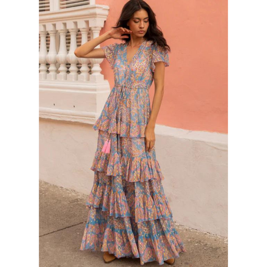 Miss June  Maxi Layered Dress Anakarina