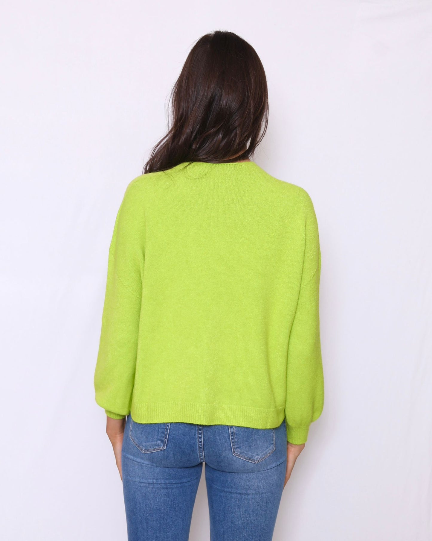 Cardigan With Pockets Green