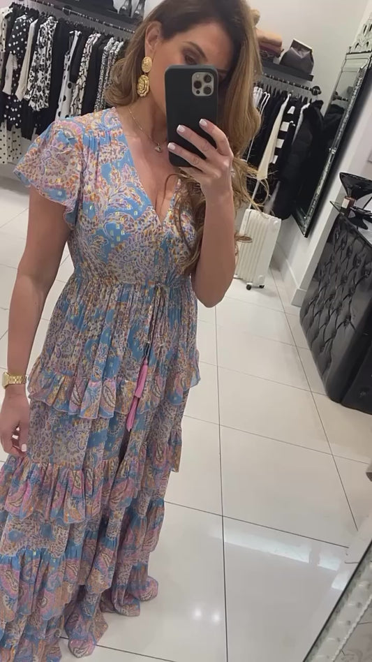 Miss June  Maxi Layered Dress Anakarina