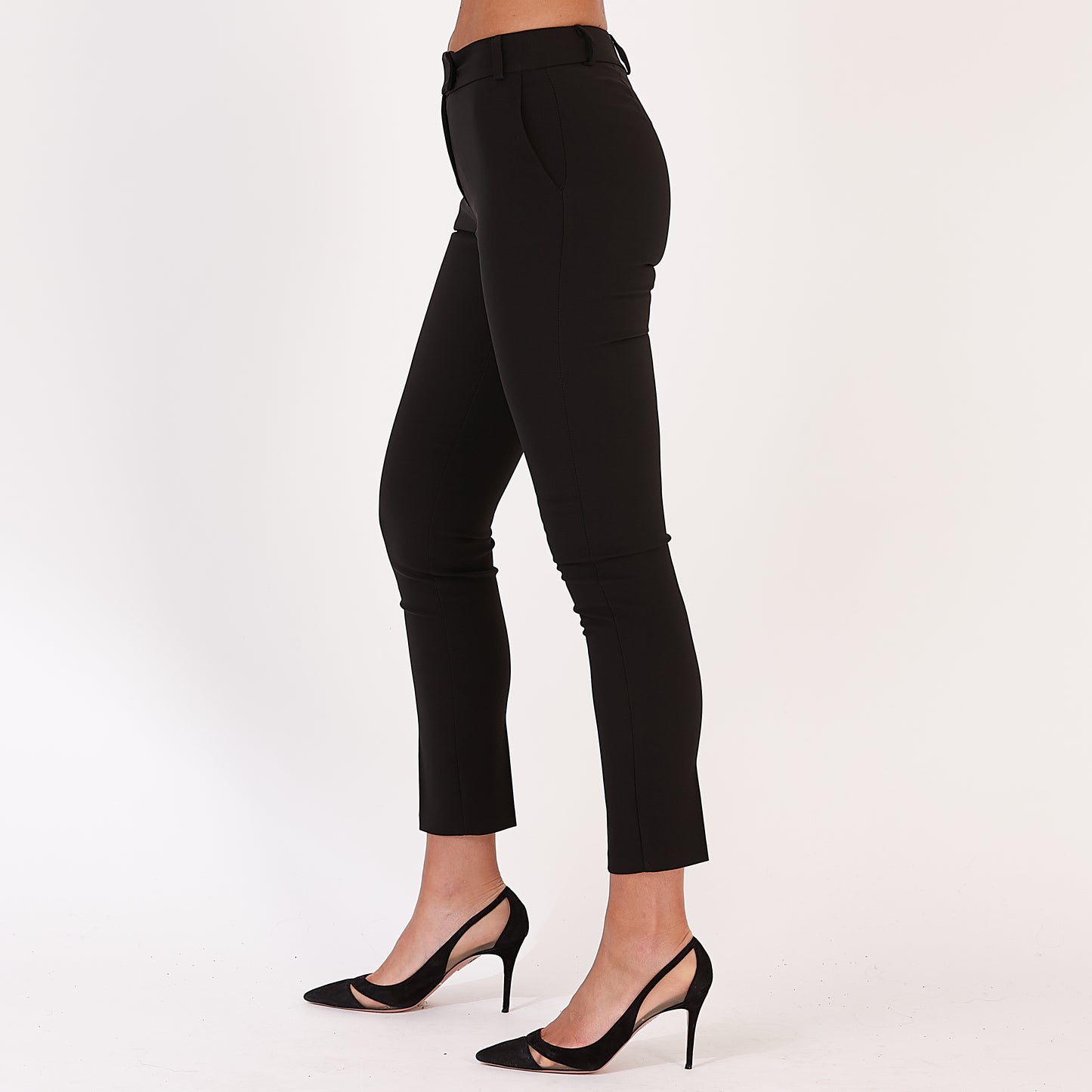 Rinascimento Black Straight Leg Trousers
