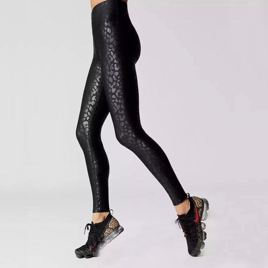 Black Leopard Leggings