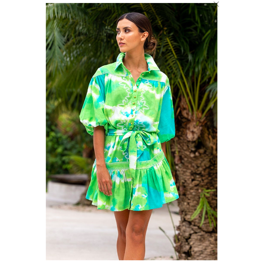 Miss June Victoria Dress in Green