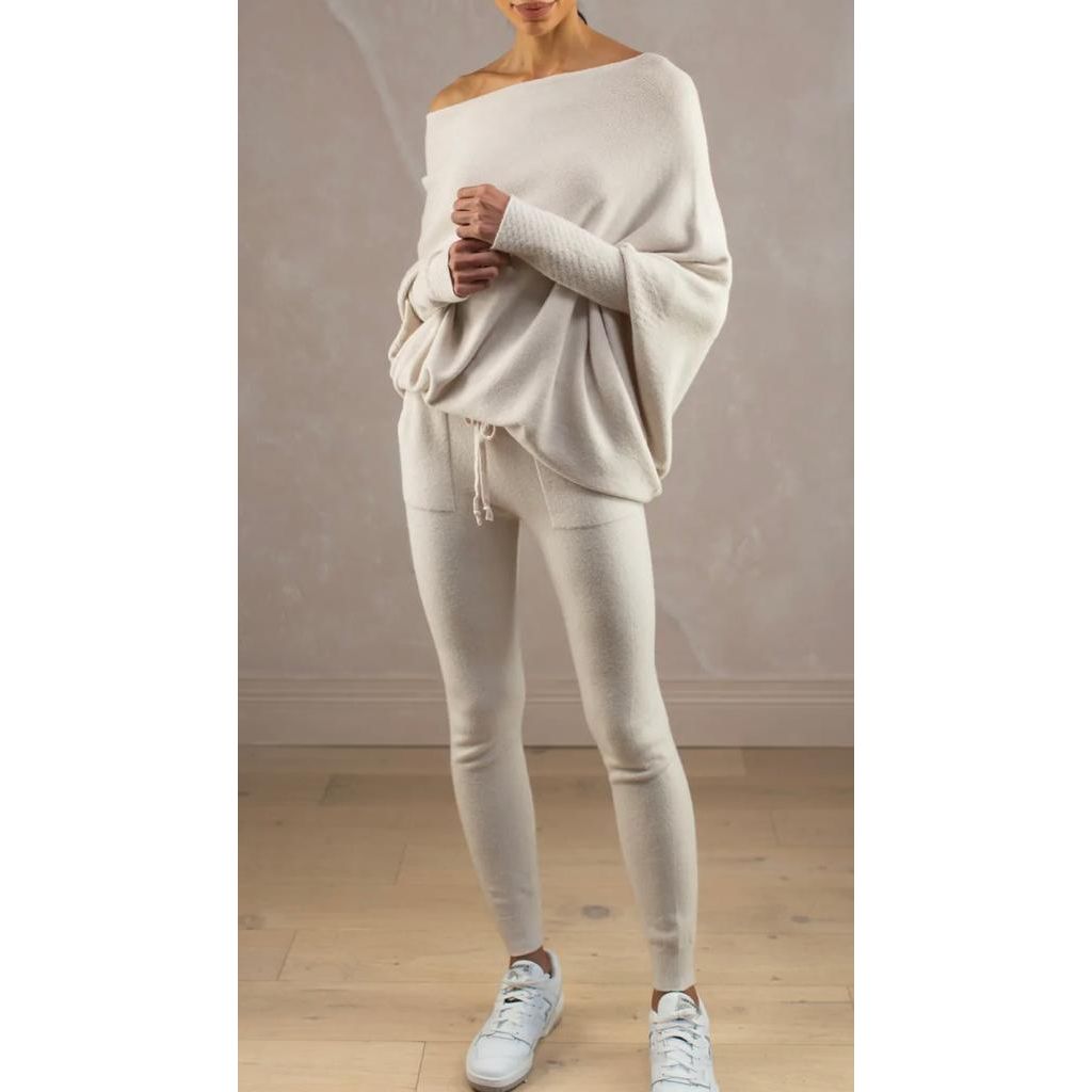 Cream Tracksuit Bottoms