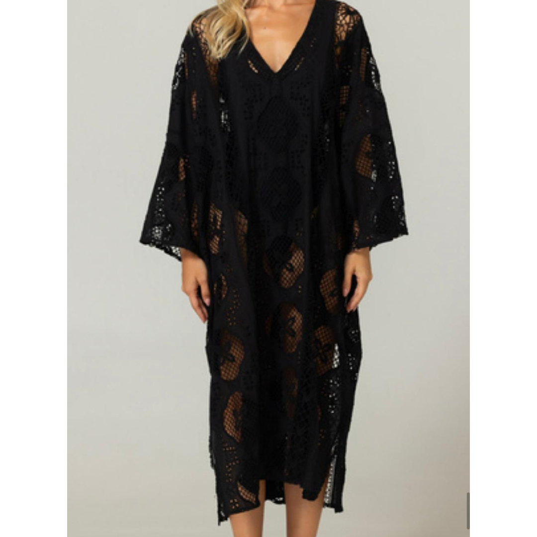 Miss June Kaftan Eden In Black