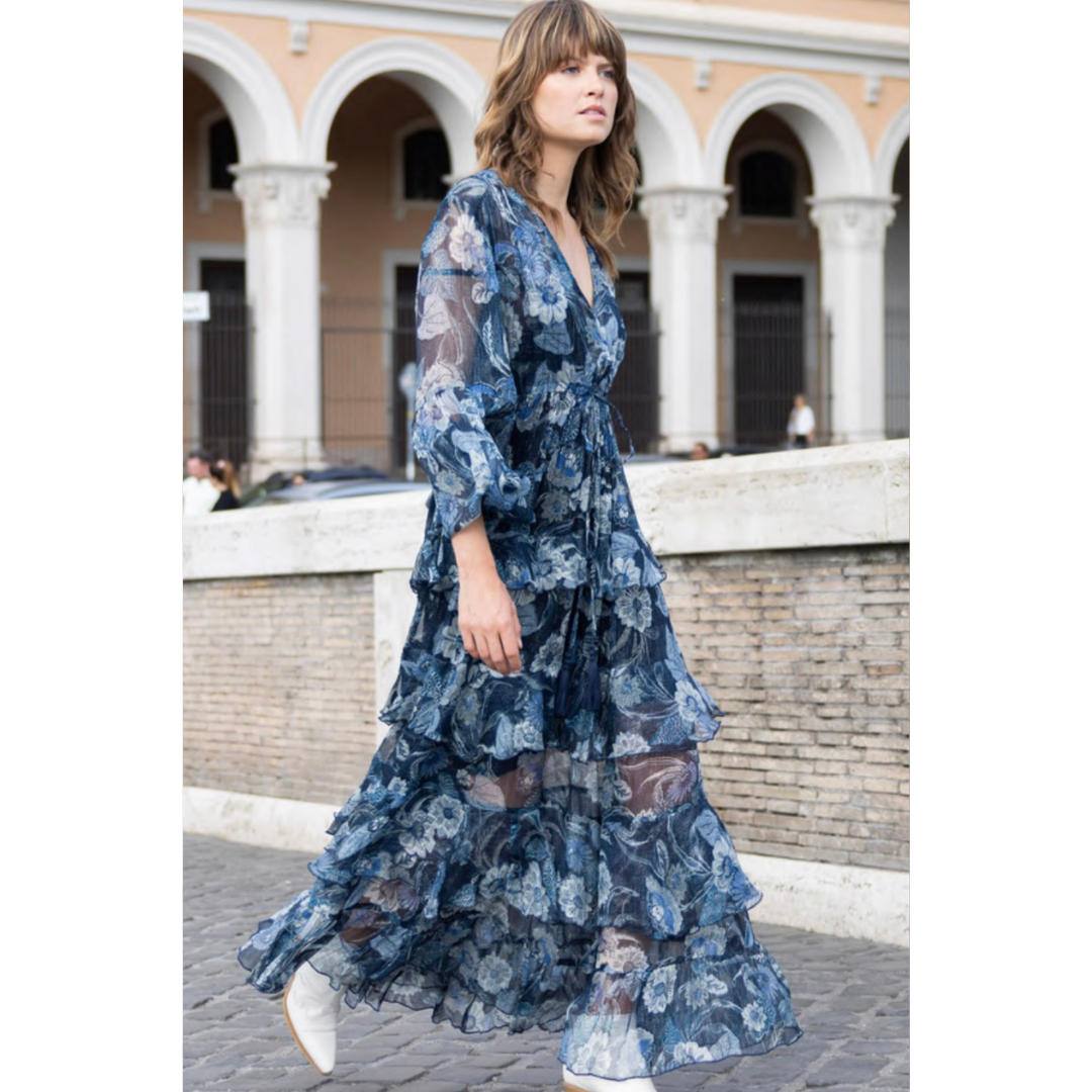 Miss June Daniela Maxi Floral Dress