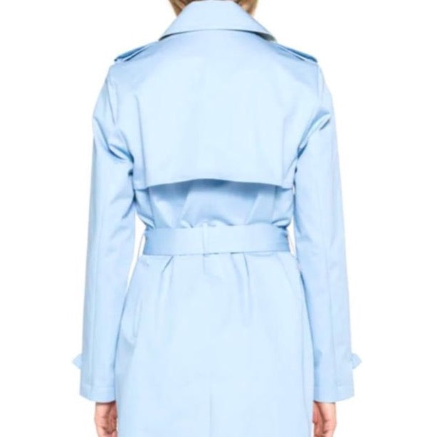 Baby Blue Trench Coat