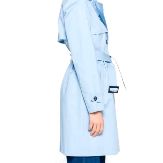 Burberry light hotsell blue trench coat