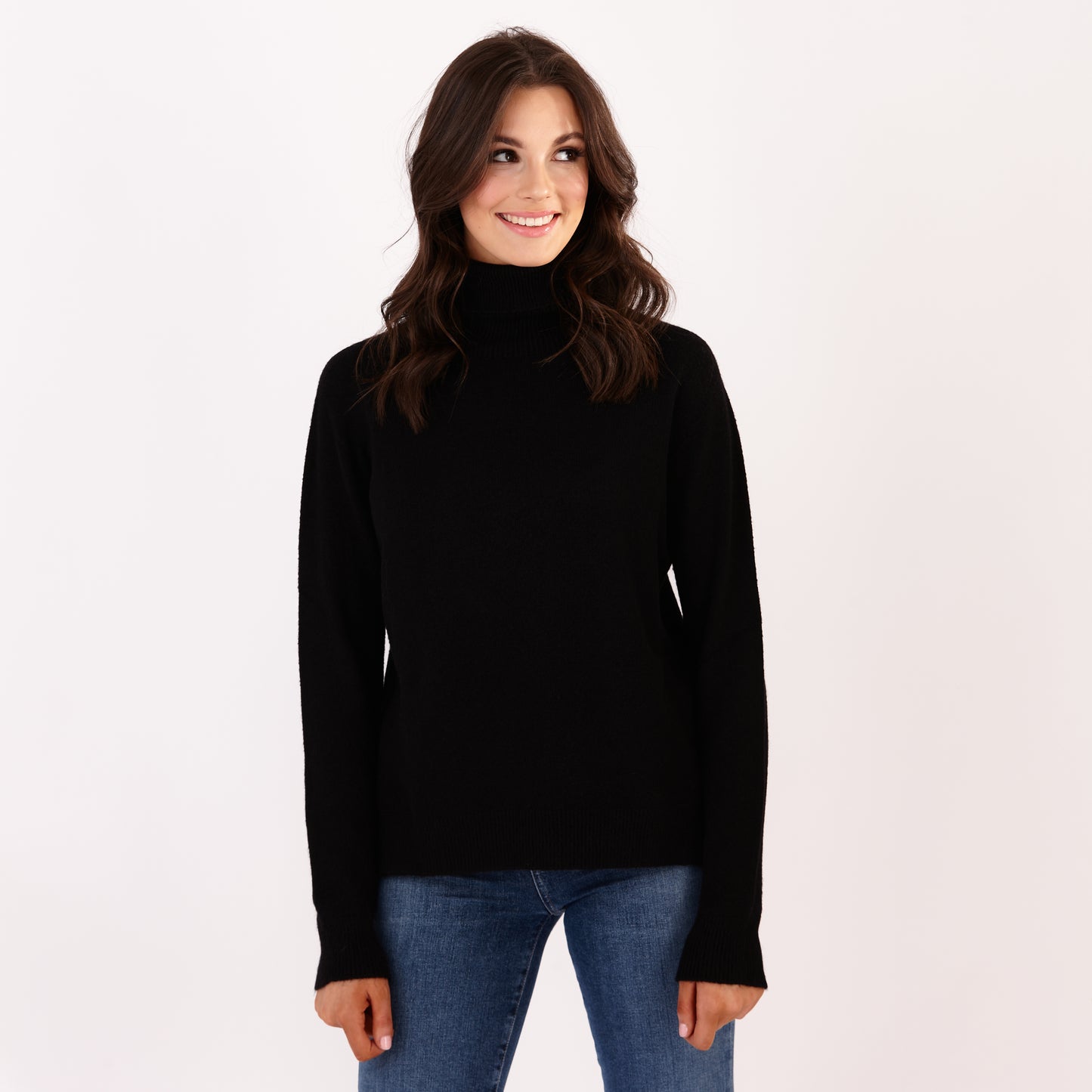Polo-neck  Sweater Black