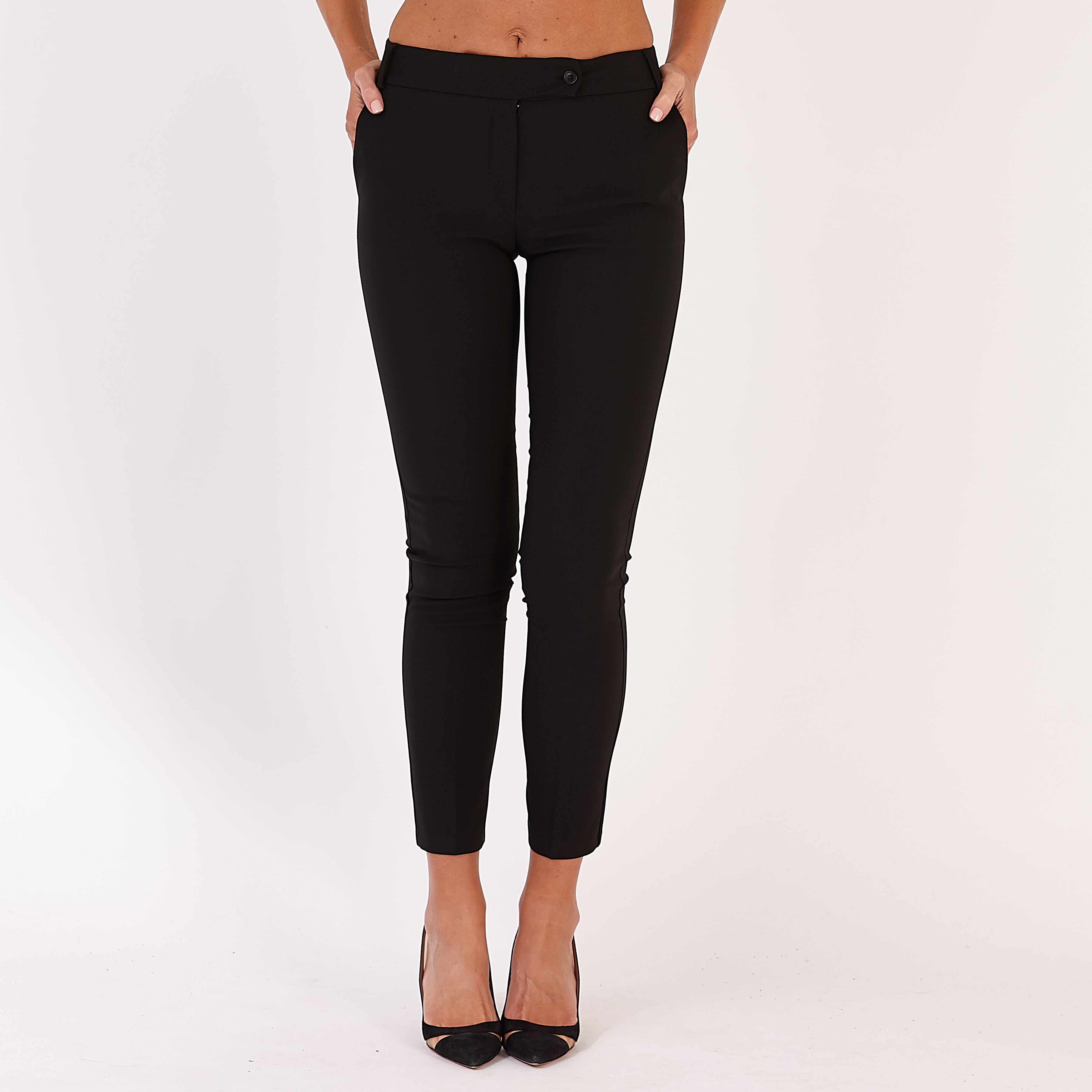 Buy Van Heusen Grey Mid Rise Formal Trousers for Women Online @ Tata CLiQ