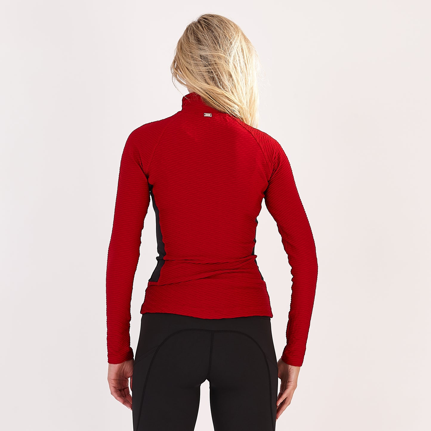 Jacquard Red Luxury Track Sports Jacket