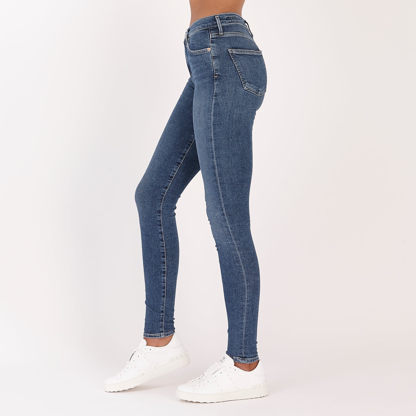 Citizens Of Humanity Rocket Mid Rise Skinny Story Blue Jeans