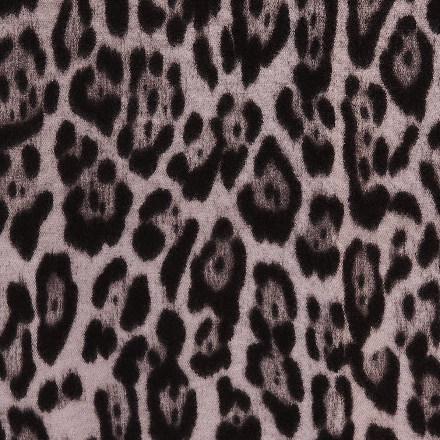 Grey Leopard Print Scarf