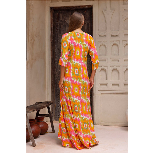 Miss June Marga Dress in Pink